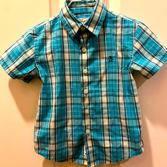 Original Penguin Kids Short Sleeve Button Down Shirt 2T - Picture 1 of 4